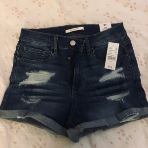 PACSUN brand new with tags ripped jean shorts